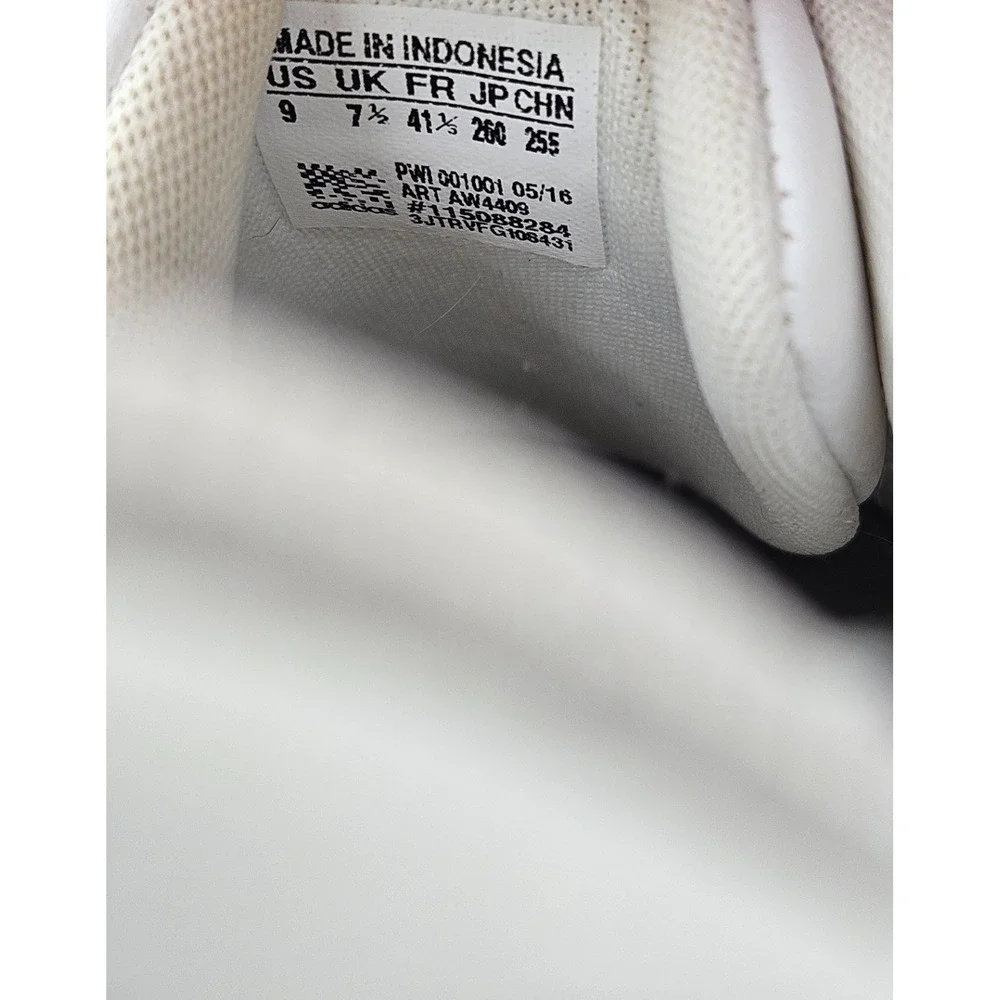 Adidas Neo Cloudfoam Mens White Black‎ Low Top Sneakers Shoes Classic Stripe 9